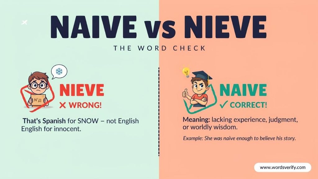Is Nieve a Word?