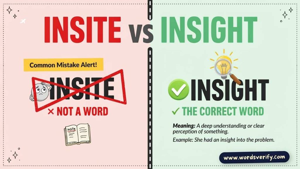 Insite vs Insight The Main Difference
