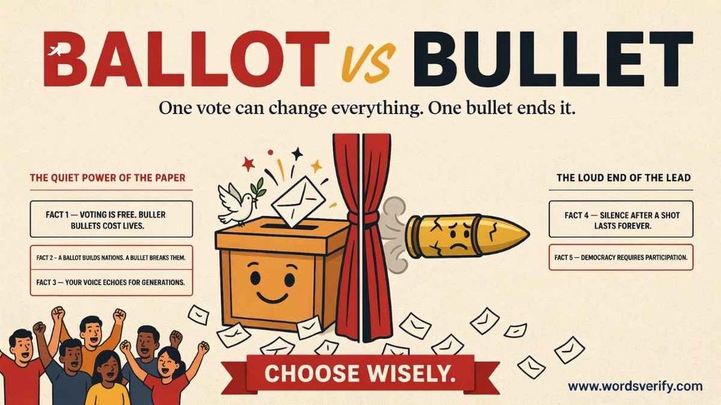 Ballot vs Bullet The Main Difference
