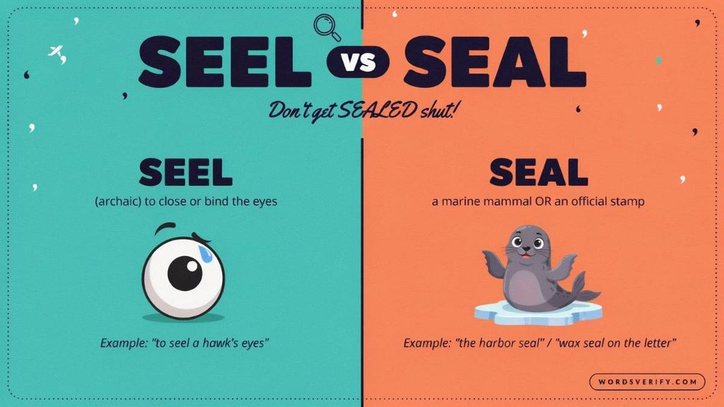 Why Are Seel and Seal Confused?