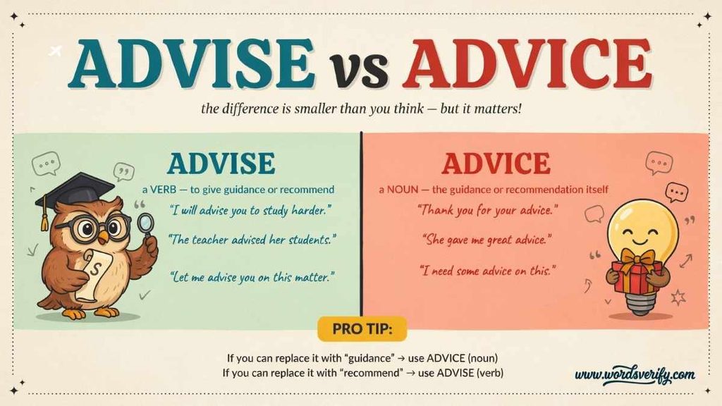 What Does Advice Mean?