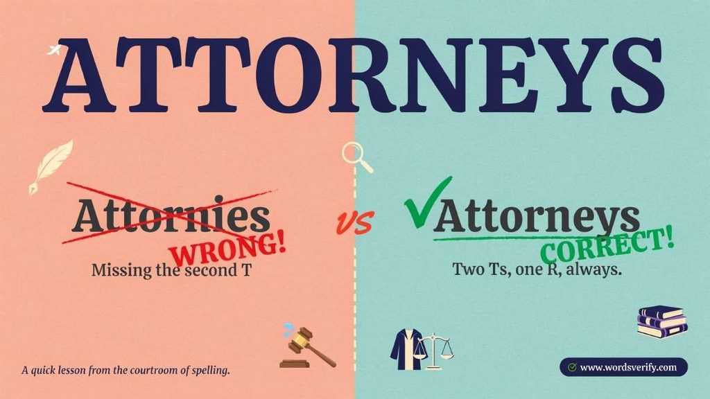 Why Is “Attornies” Incorrect?