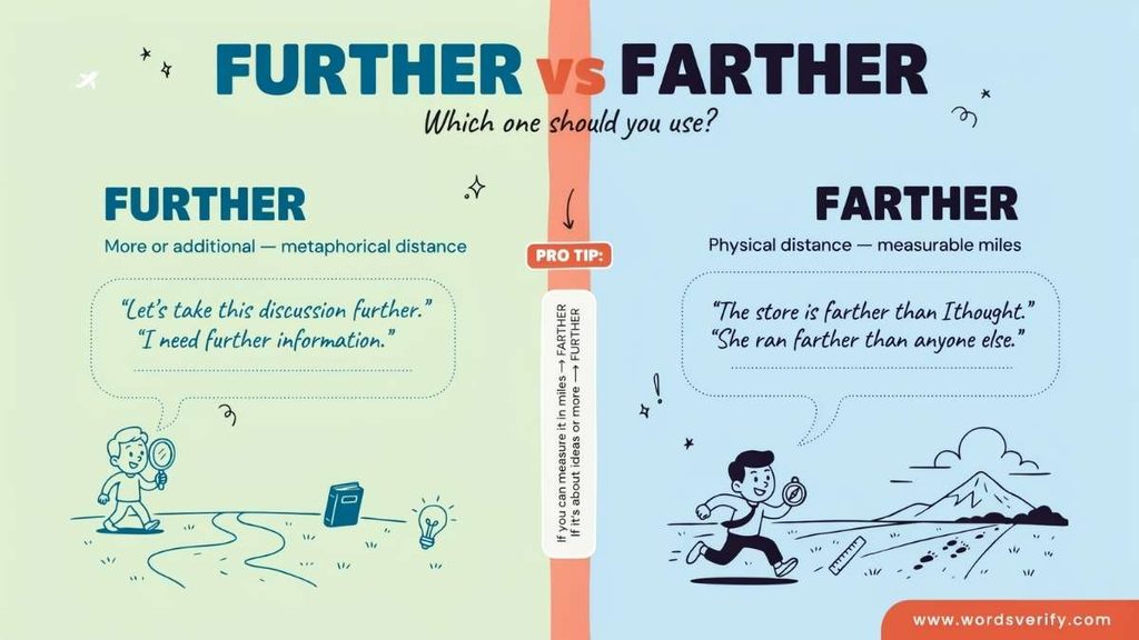One Step Further vs Farther?