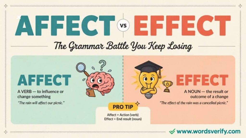Affect vs Effect which one is correct?