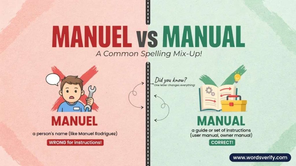 What Does Manuel Mean?