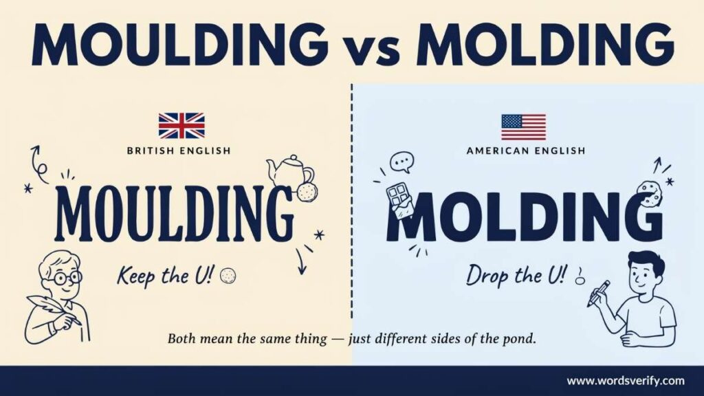 Moulding vs Molding which one is correct?