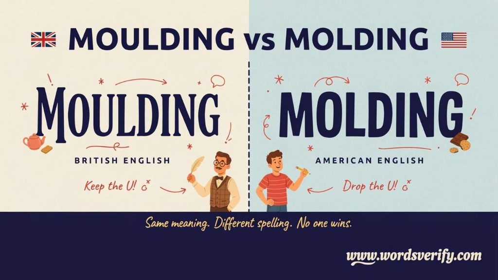 Moulding vs Molding in British and American English