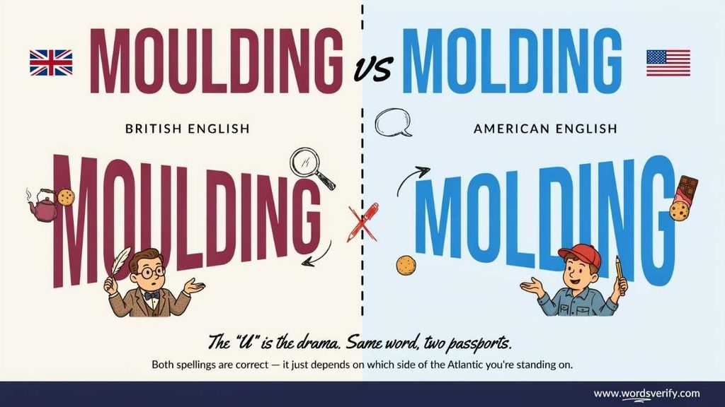Moulding vs Molding Clay?