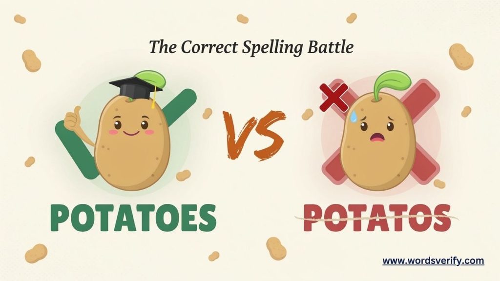 Potatoes vs Potatos What's the Difference?