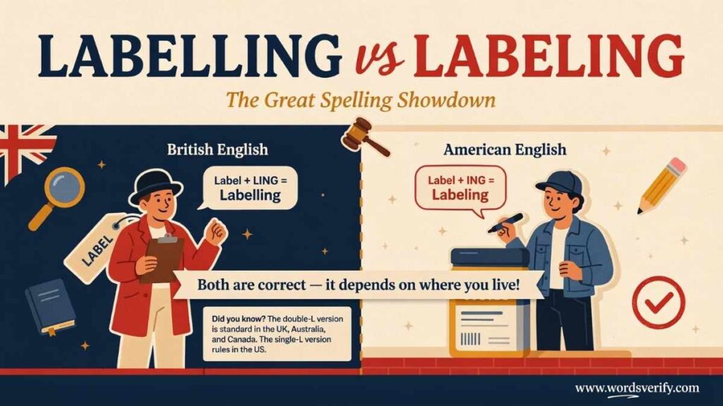 Labelling vs Labeling Which one Is Correct?