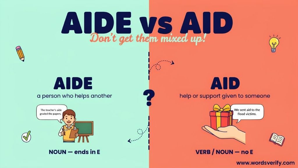 What Does Aide Mean?