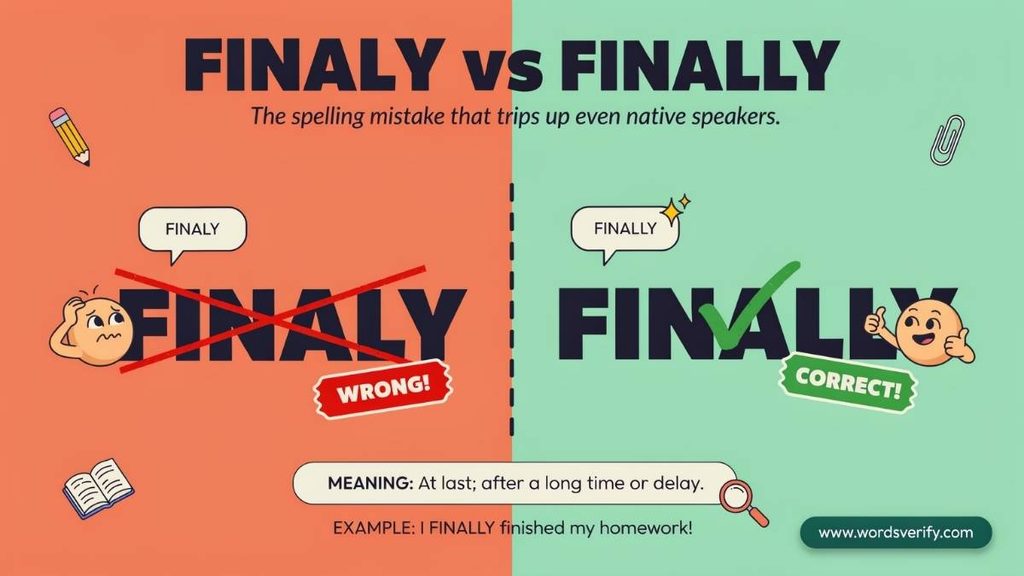 Finaly vs Finally Grammar What Part of Speech Is It?