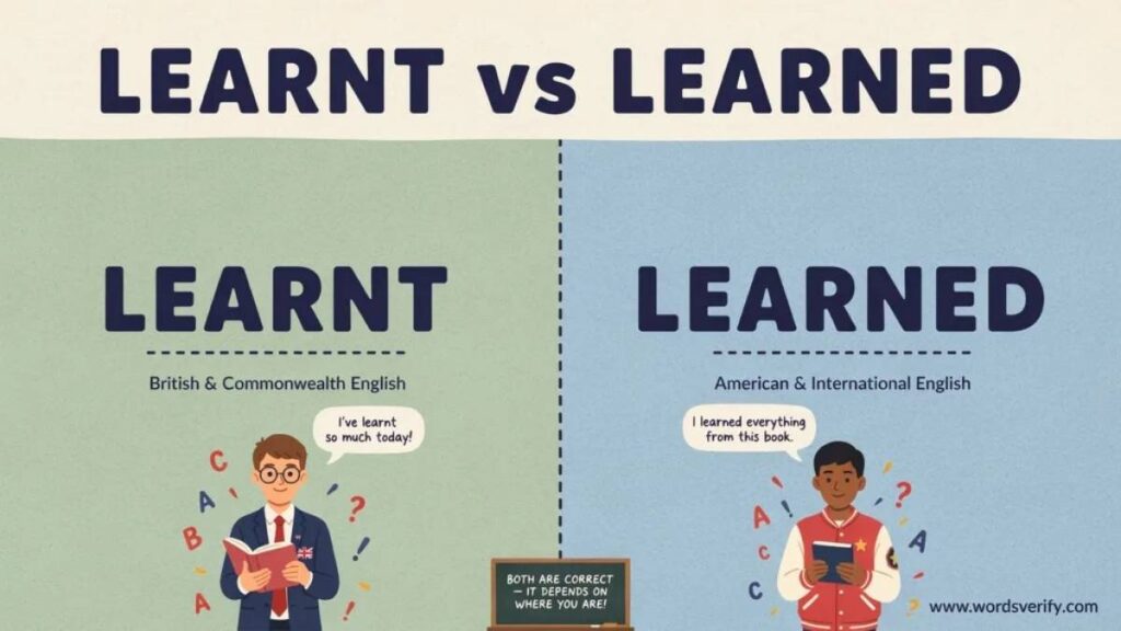 Learnt vs Learned What’s the Difference?