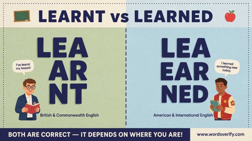 What Does Learnt Mean?