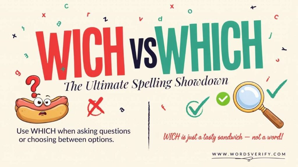 Wich vs Which what’s the  difference?