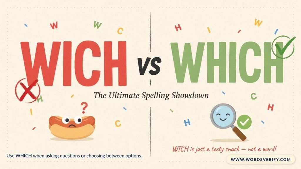 Wich vs Which Grammar