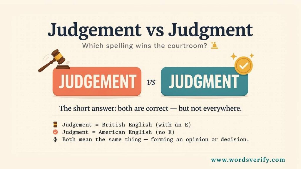 What Does Judgement Mean?