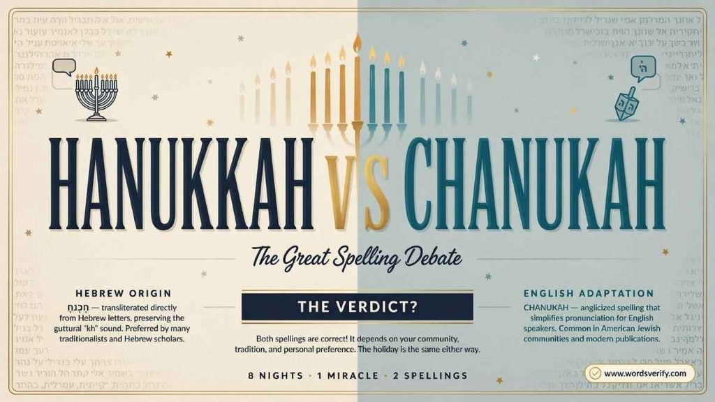What Is the Difference Between Hanukkah vs Chanukah?