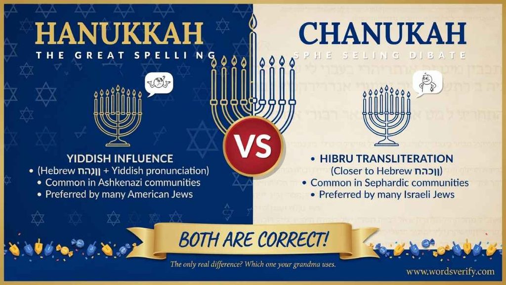 Why Does Hanukkah Have Two K's?