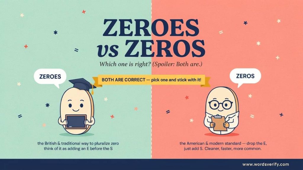 Zeroes vs Zeros What's the Difference?