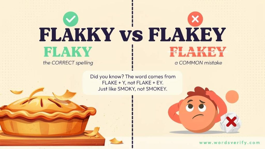 Flaky Meaning When Describing a Person