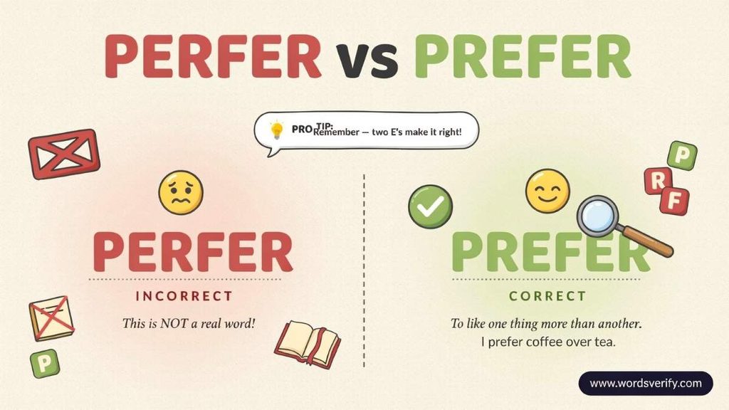 Why Do People Spell “Prefer” as “Perfer”?
