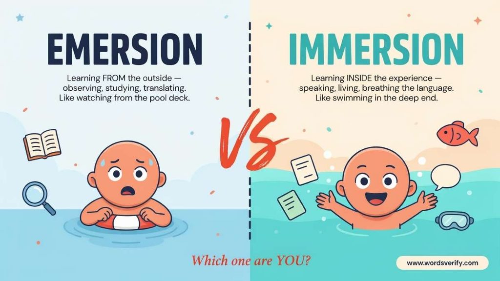 The Main Difference Between Emersion vs Immersion