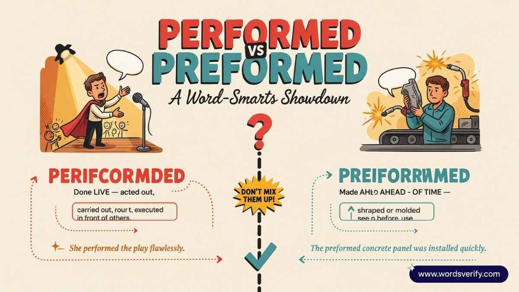 What Does Performed Mean?