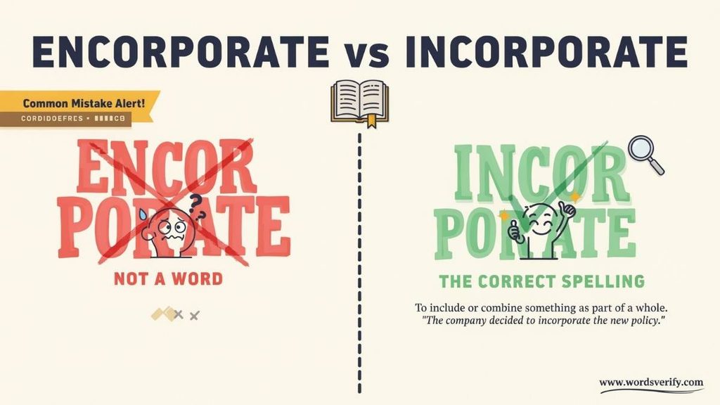 Incorporate in a Sentence