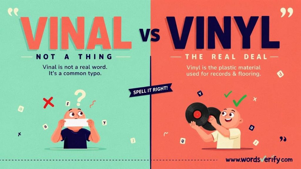 Vinyl Pronunciation vs Vinal Pronunciation