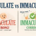 Emaculate vs Immaculate which one is correct?